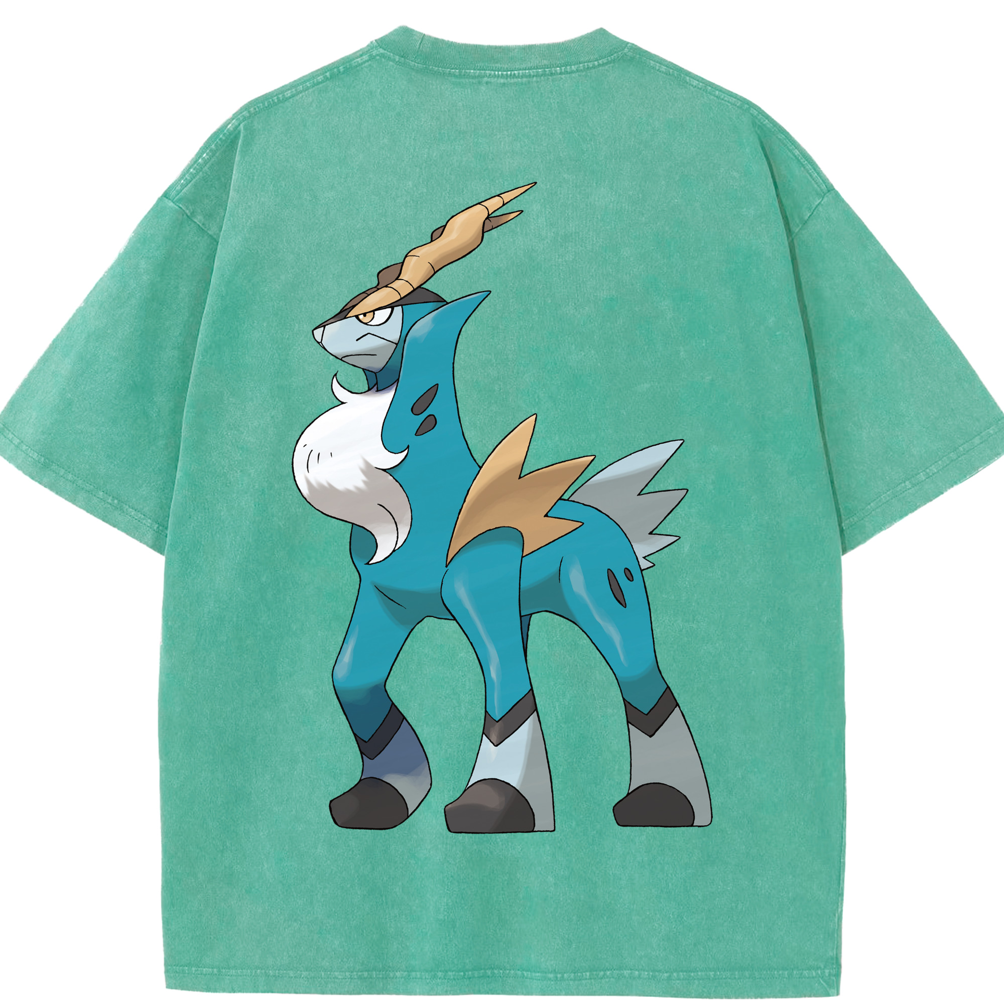 （画像用） ポケットモンスター Pokémon 綿100% ヴィンテージ風 半袖Tシャツ（背面プリント）